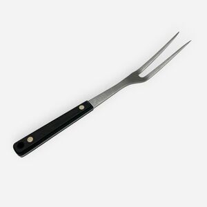 FLINT Vanadium Meat Fork Serving 2 Prong Stainless Steel USA‎ Black Arrowhead